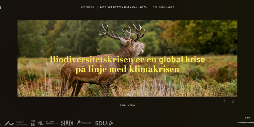 Ny hjemmeside om biodiversitetskrisen og dens løsninger