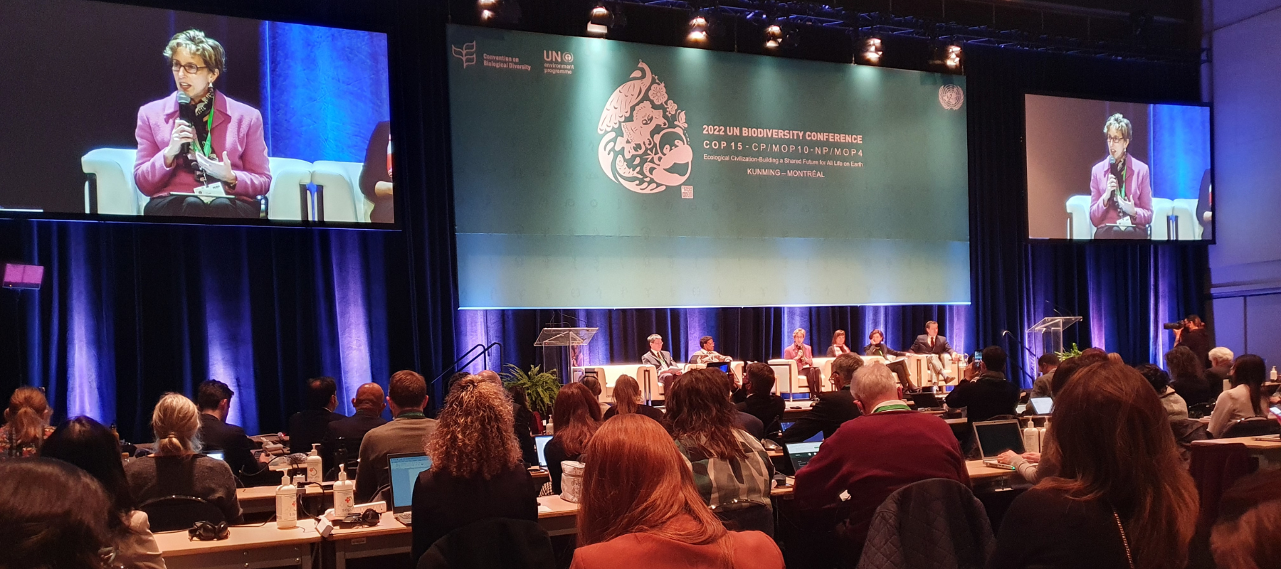 Tale under COP15 i Canada