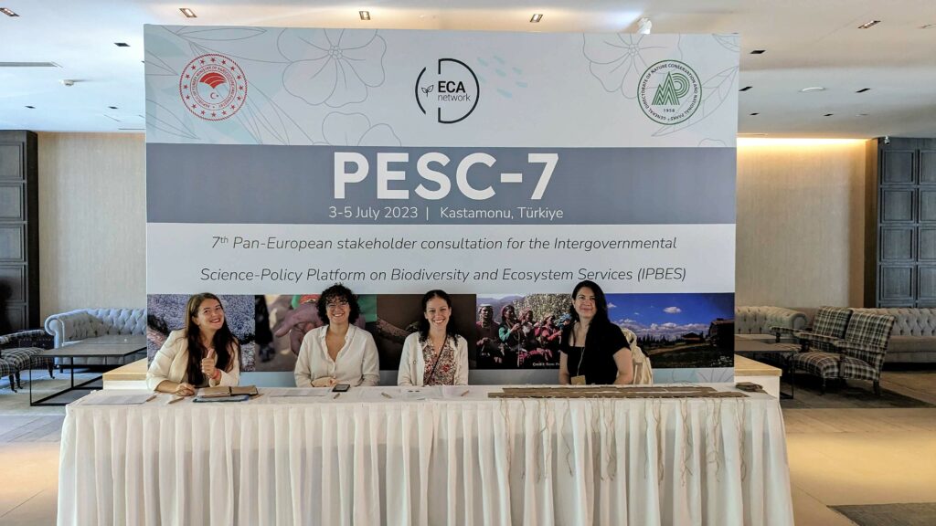 Fire medlemmer af ECA-netværket byder velkommen til PESC-7